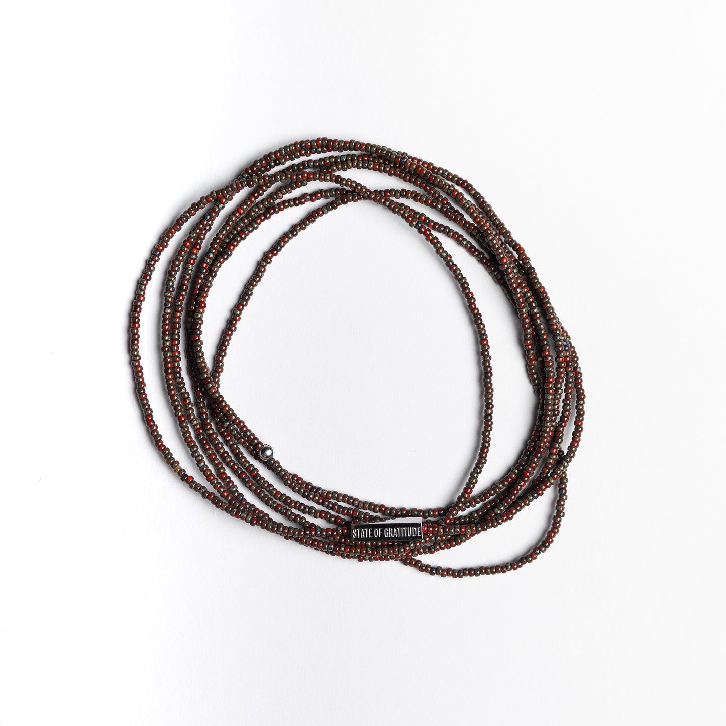 Pulsera de gratitud color sangre de buey