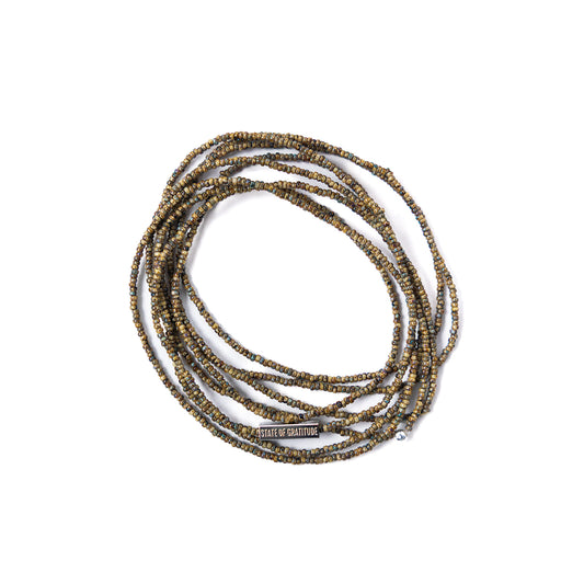 Pebble Intention Wrap Bracelet