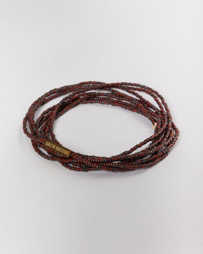 Oxblood Gratitude Bracelet Wrap