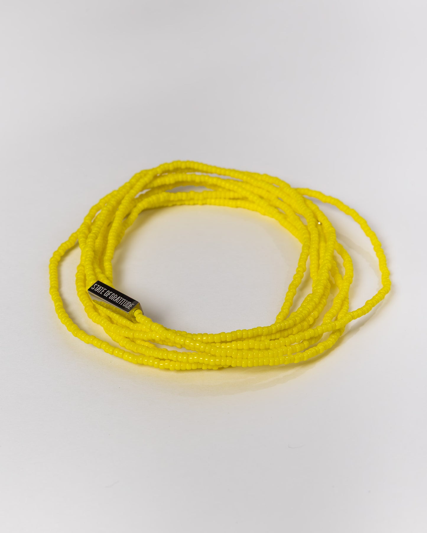 Yellow Gratitude Bracelet Wrap