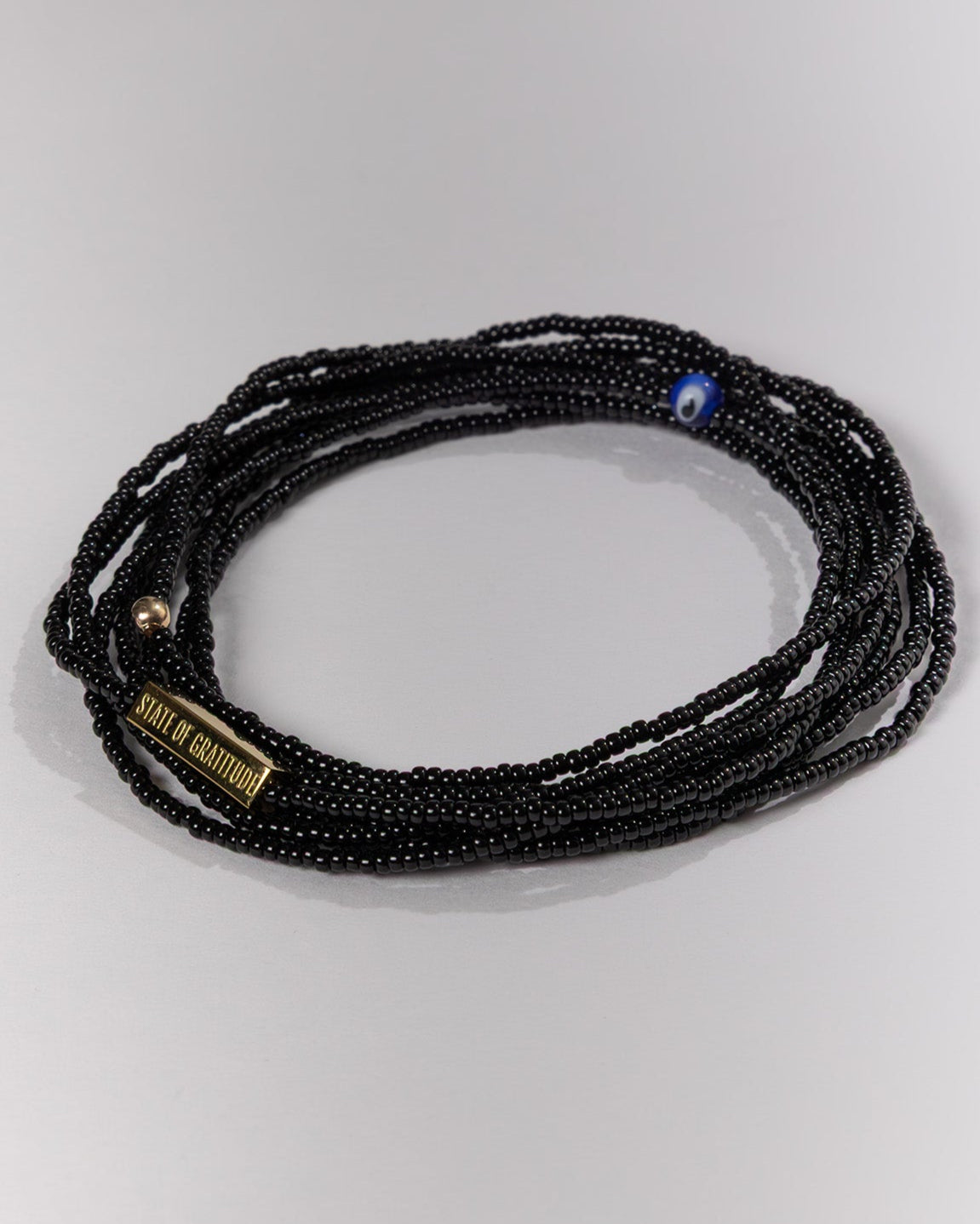 Pulsera de gratitud negra