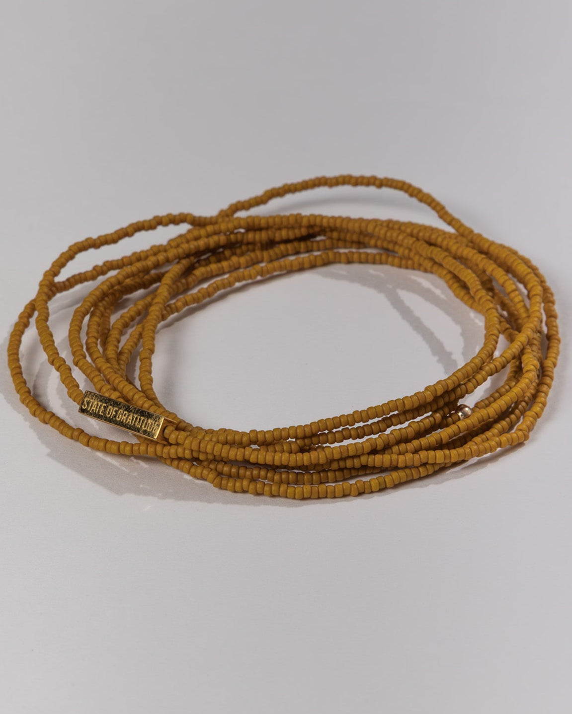 Mustard Gratitude Bracelet Wrap