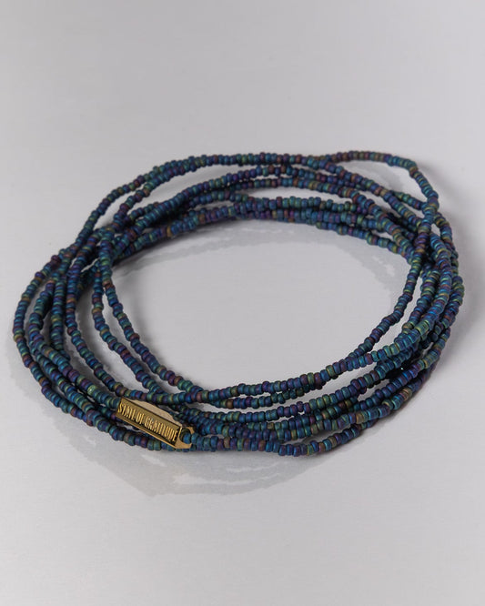 Black Rainbow Gratitude Bracelet Wrap