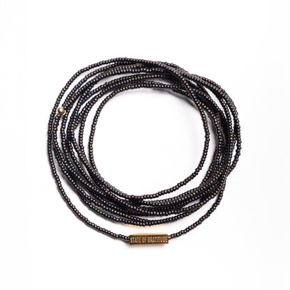 Olive Intention Wrap Bracelet