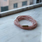 Salmon Gratitude Bracelet Wrap