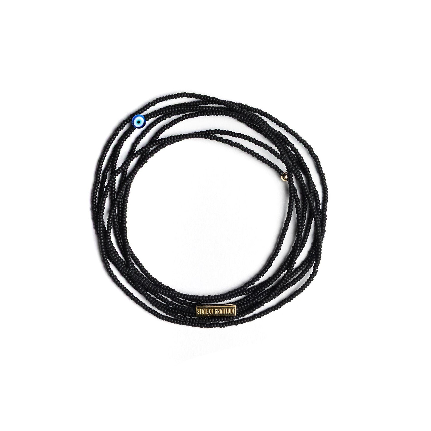 Black Intention Wrap Bracelet