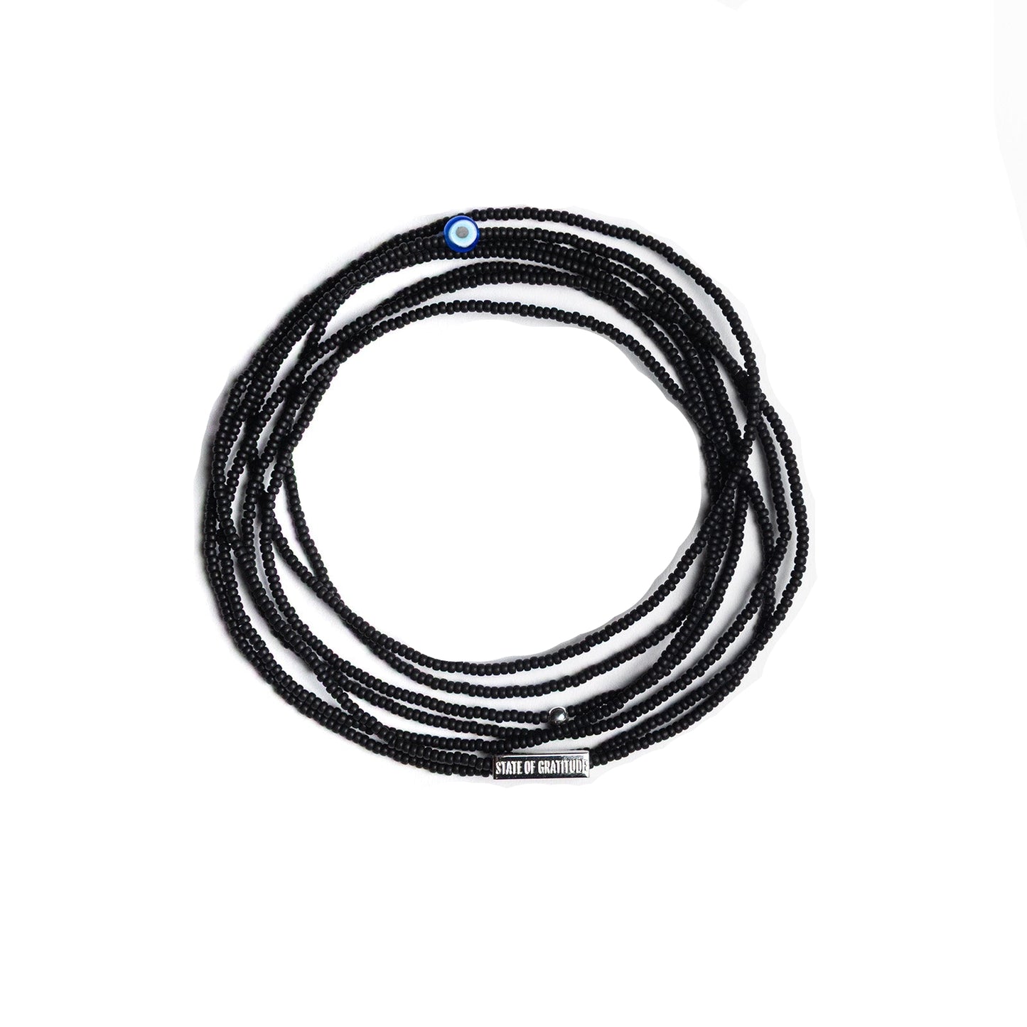 Black Intention Wrap Bracelet