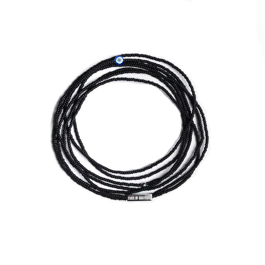 Black Intention Wrap Bracelet