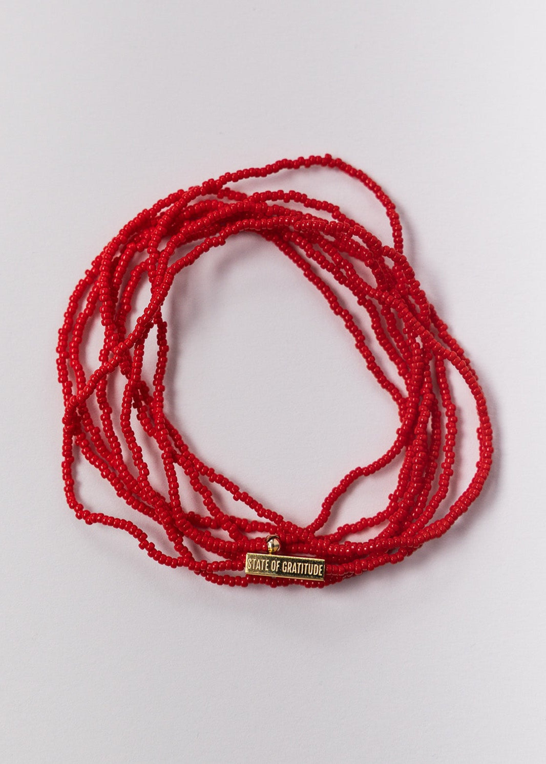 Strawberry Intention Wrap Bracelet