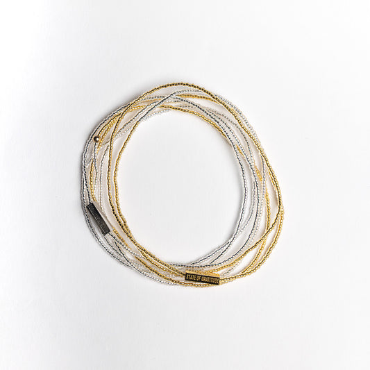 Two-Faced Intention Wrap Bracelet