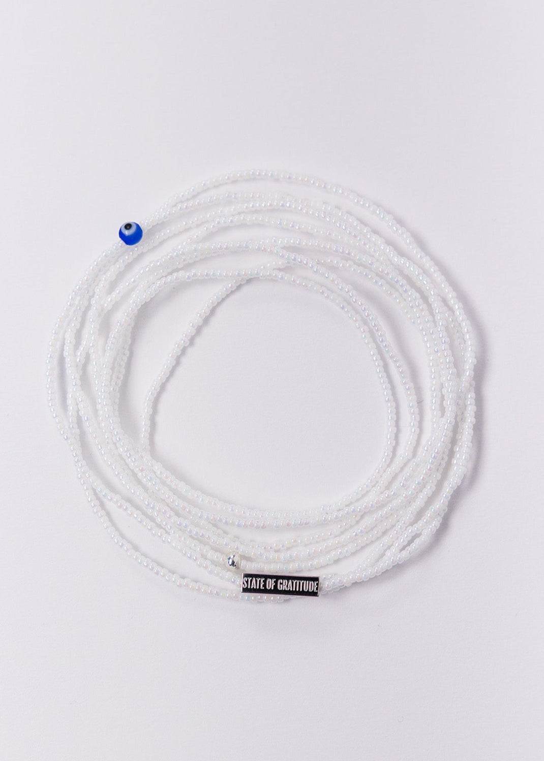 White Intention Wrap Bracelet
