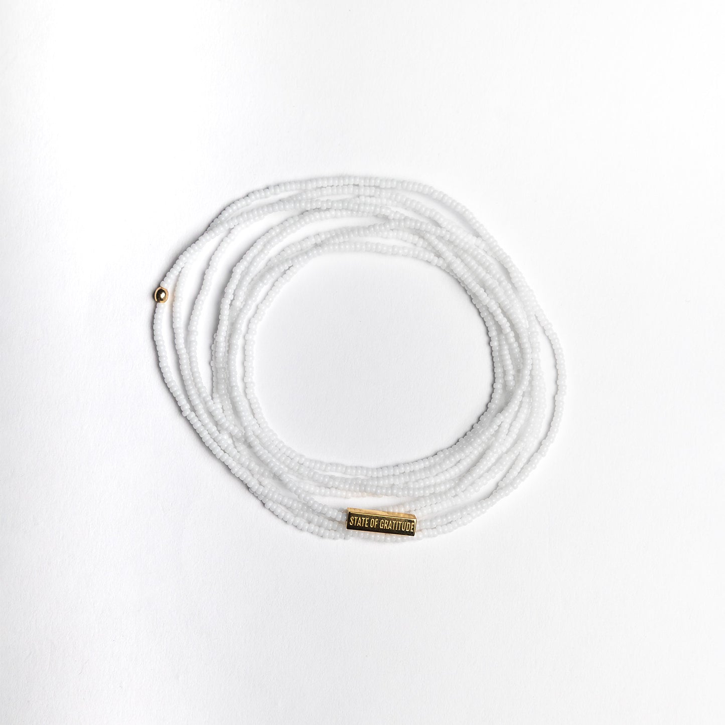 White Intention Wrap Bracelet