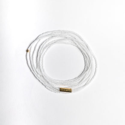 White Intention Wrap Bracelet