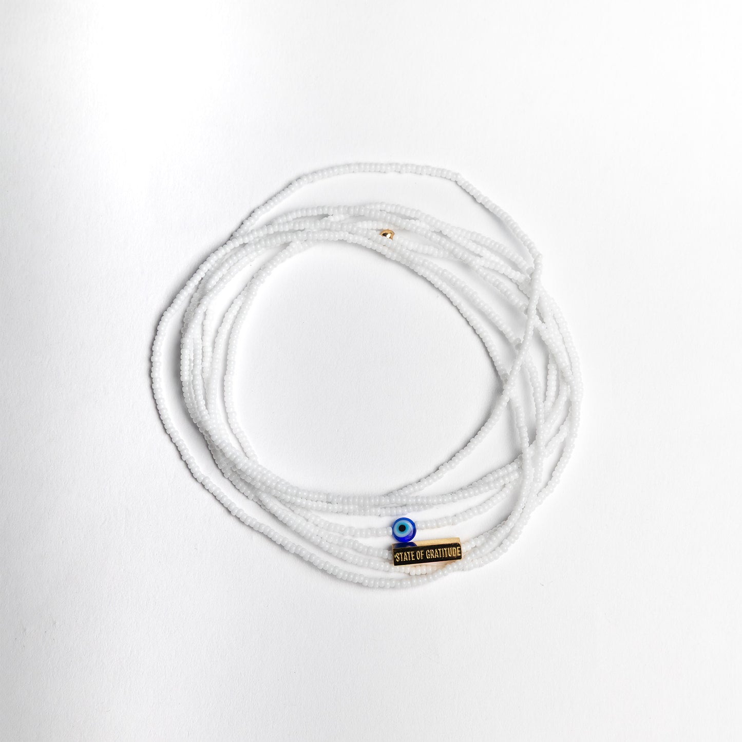 White Intention Wrap Bracelet