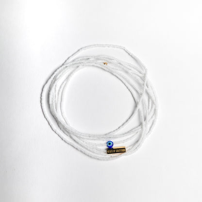White Intention Wrap Bracelet