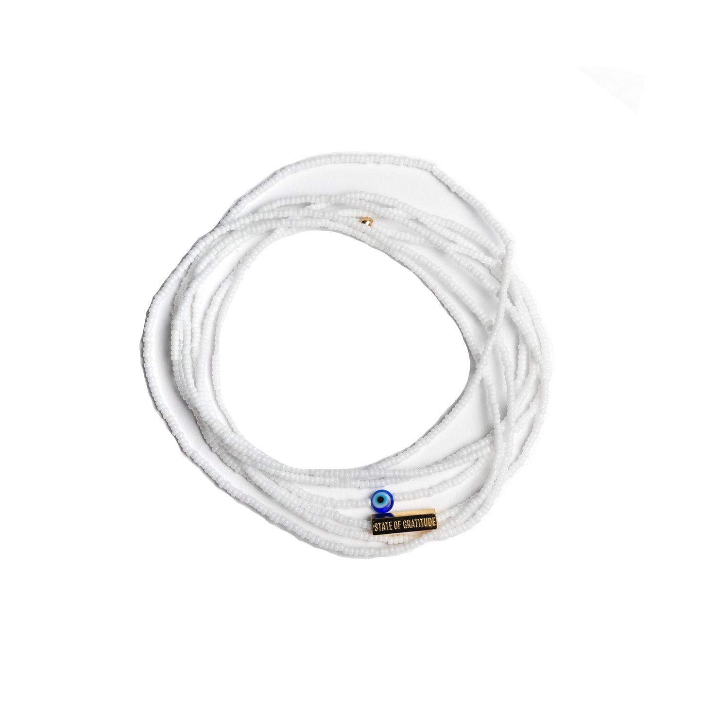 White Intention Wrap Bracelet