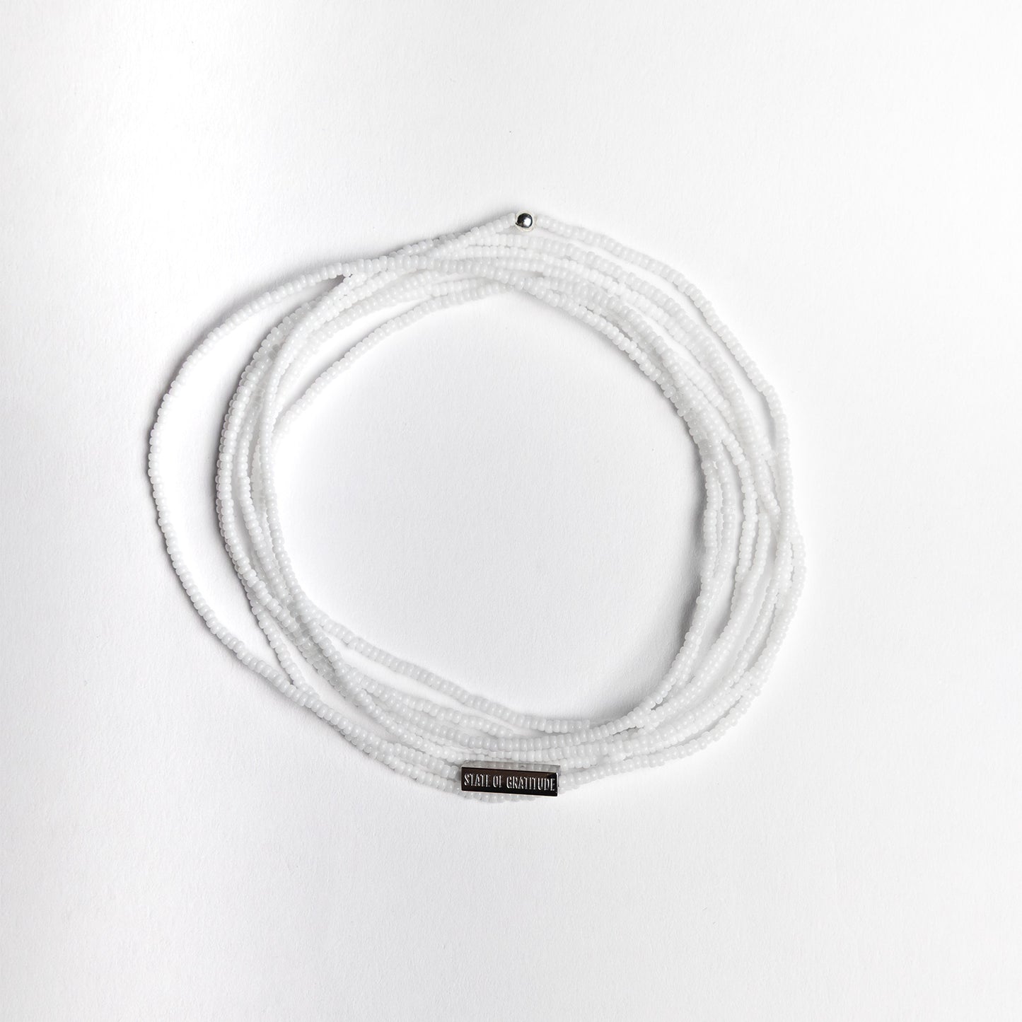 White Intention Wrap Bracelet
