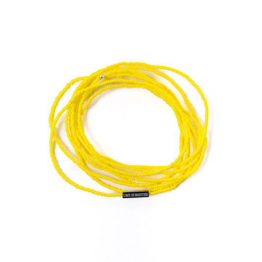Yellow Intention Wrap Bracelet