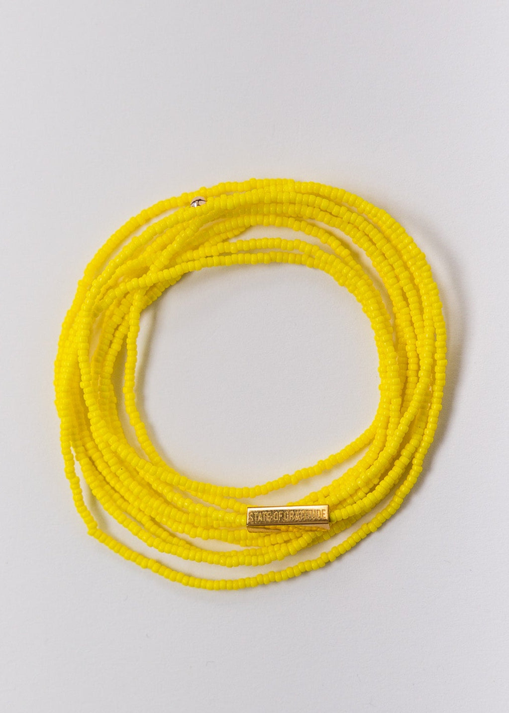 Yellow Intention Wrap Bracelet