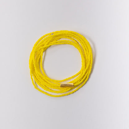 Yellow Intention Wrap Bracelet
