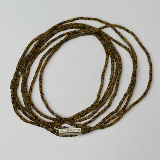 Amber Gratitude Bracelet Wrap