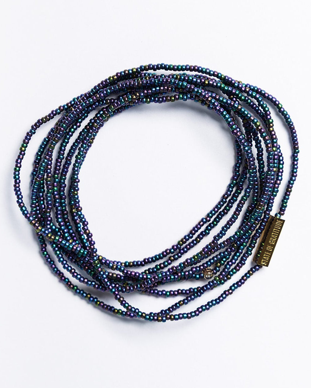 Eggplant Gratitude Bracelet Wrap