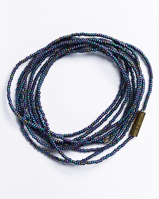 Eggplant Gratitude Bracelet Wrap