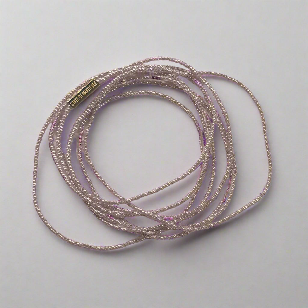 electric lavender wrap | intention wrap | bracelet mindful jewelry | social impact