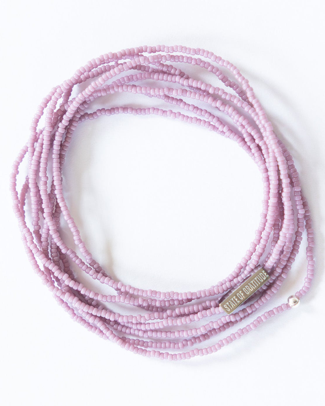 Mauve Gratitude Bracelet Wrap