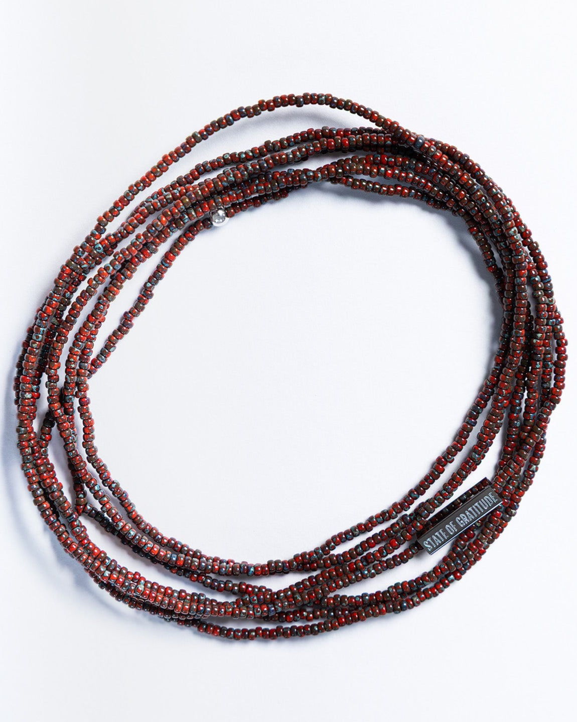 Oxblood Gratitude Bracelet Wrap