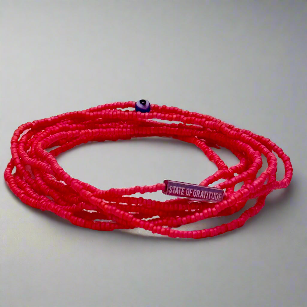 Strawberry Gratitude Bracelet Wrap