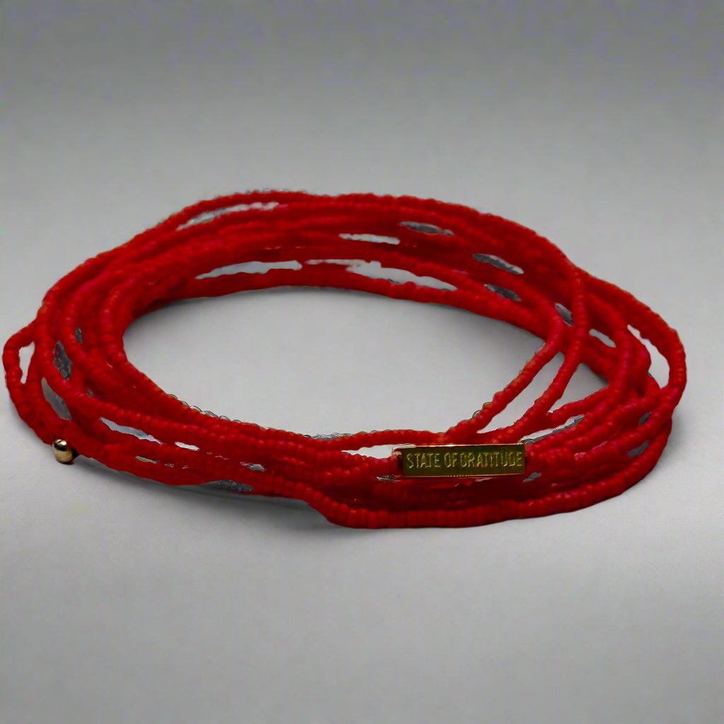 Strawberry Gratitude Bracelet Wrap