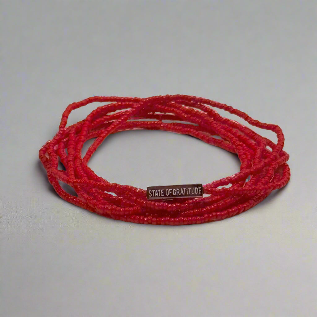 Strawberry Gratitude Bracelet Wrap
