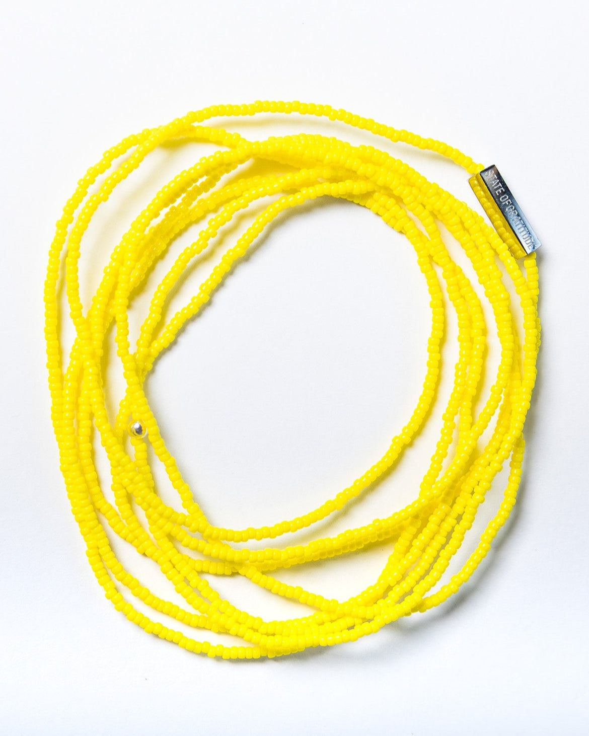 Yellow Gratitude Bracelet Wrap